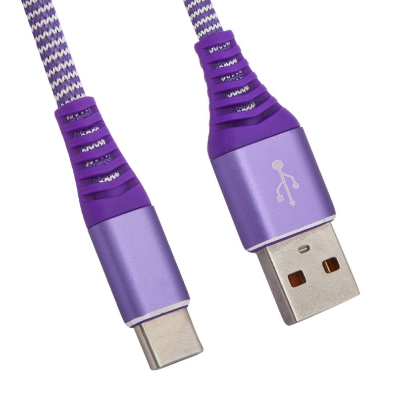 

USB кабель «LP» Type-C «Носки» (фиолетовый/блистер)