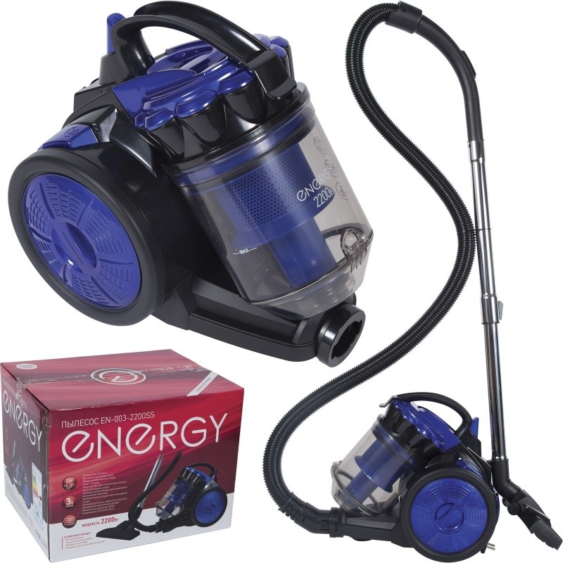 

Пылесос Energy EN-003-2200SS, мощность 2200Вт