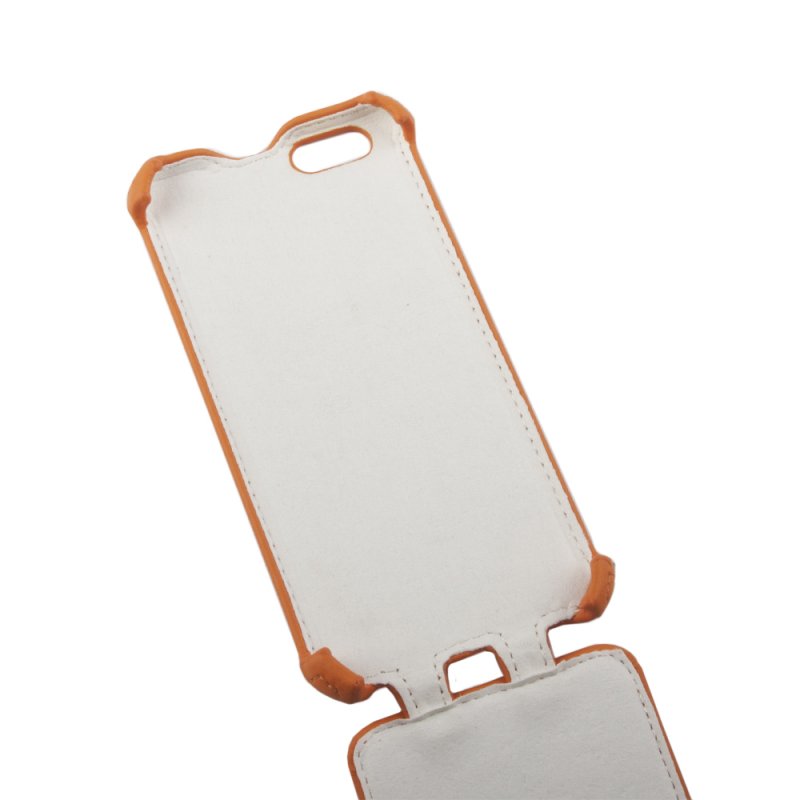 фото Чехол для iphone 6/6s «lp» раскладной кожа (оранжевый) коробка
