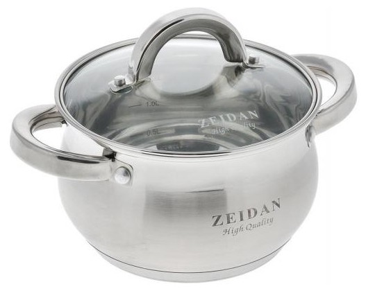 

Кастрюля Zeidan Z50237, 2.1 л, серебристый