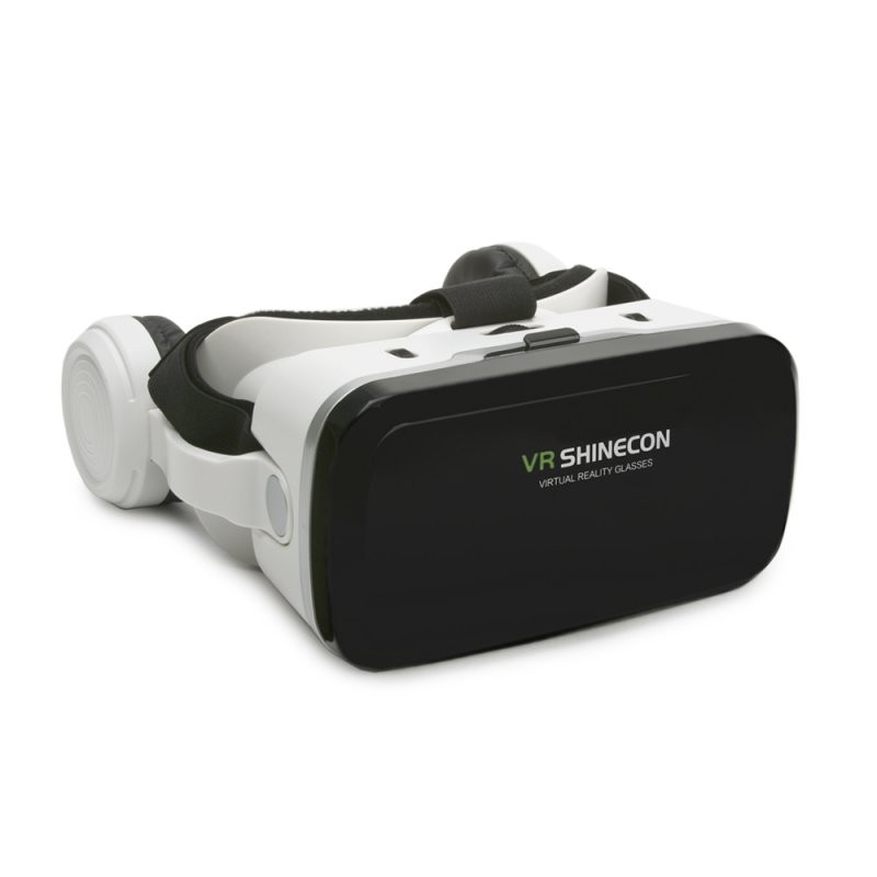 

Очки виртуальной реальности VR SHINECON G04BS с Bluetooth гарнитурой (белые)