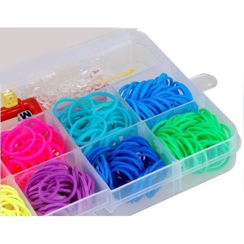 Радужки (Rainbow Loom) - набор для вязания из резинок от MELEON