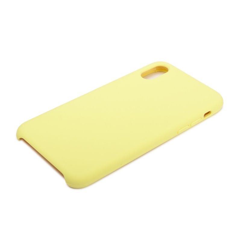 фото Силиконовый чехол «lp» для iphone x/xs «protect cover» (желтый/коробка)