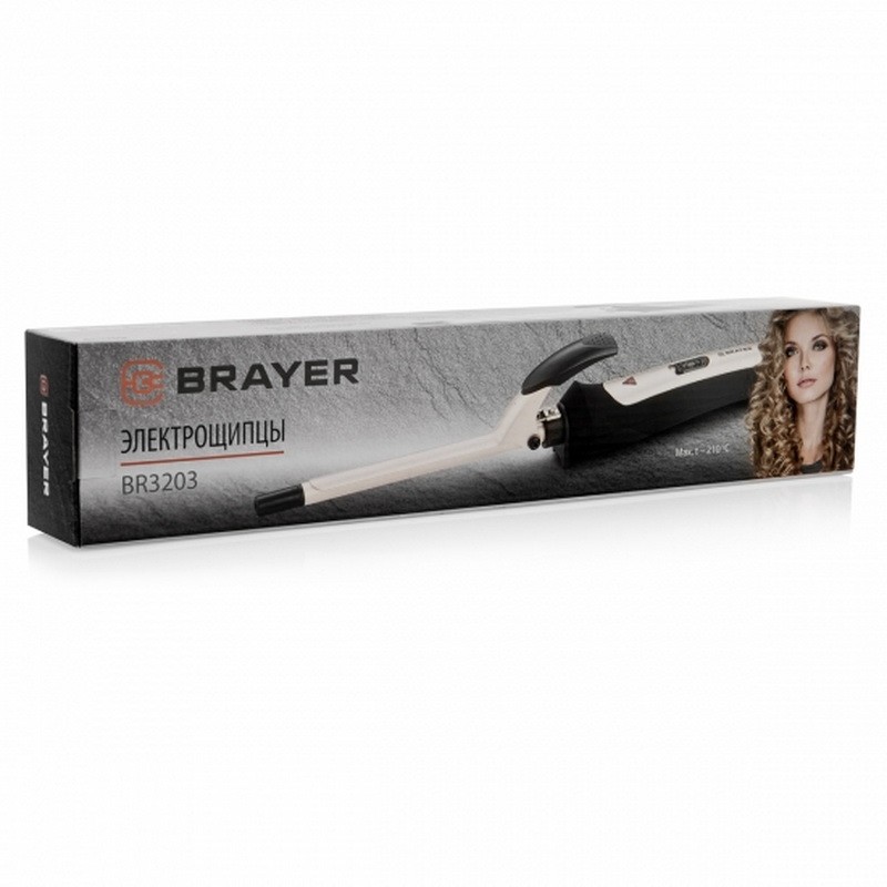 

Электрощипцы Brayer, 9 мм, Max t-210, зажим для волос, 1,8 м