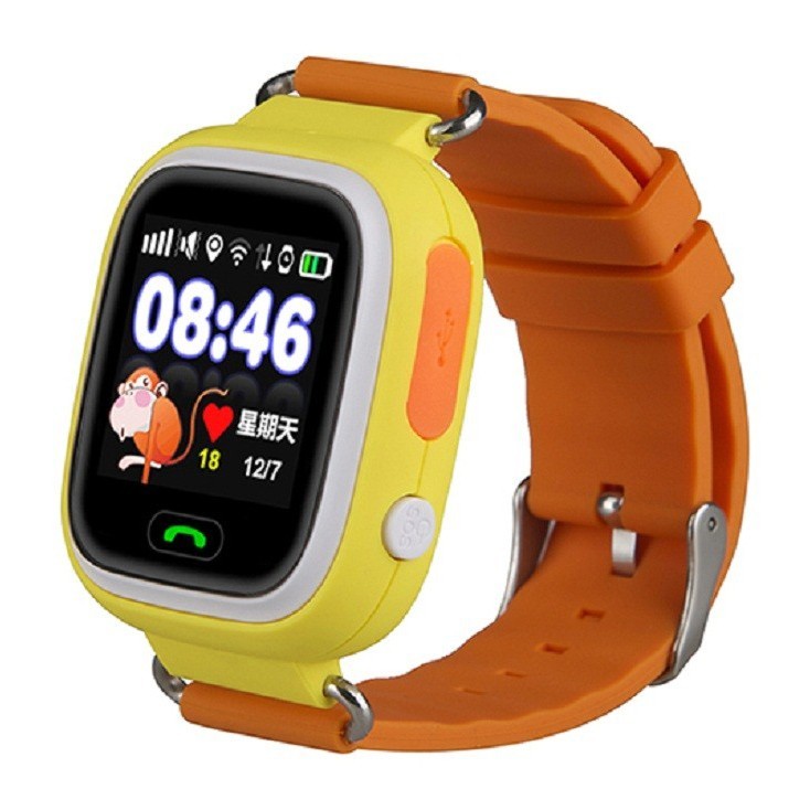 

Smart Baby Watch Q80 - умные детские часы с GPS, Оранжевый