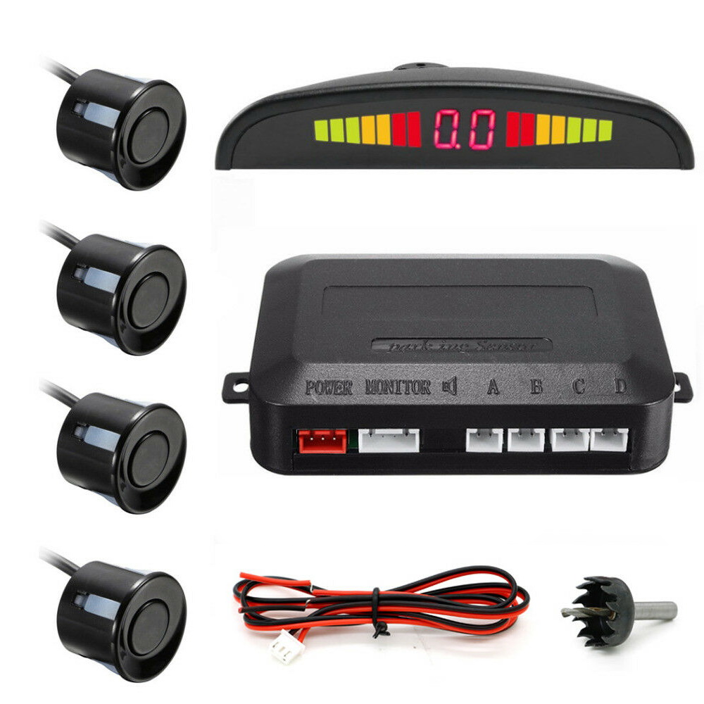 

Парктроник Car Parking Sensor 4 датчика, чёрный