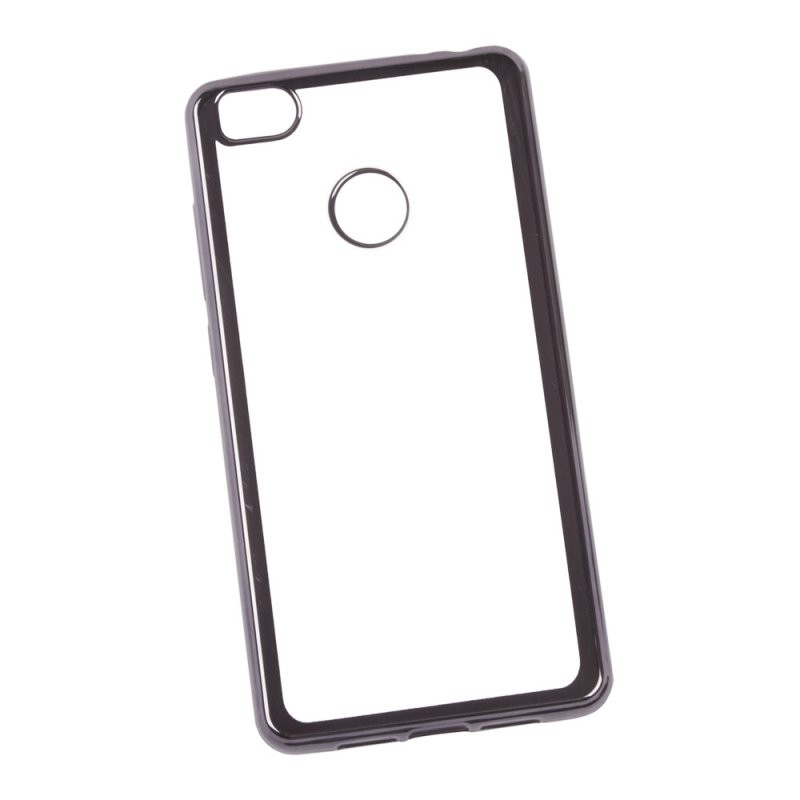 

Силиконовый чехол «LP» для Xiaomi Mi 4S TPU (прозрачный с черной хром рамкой)