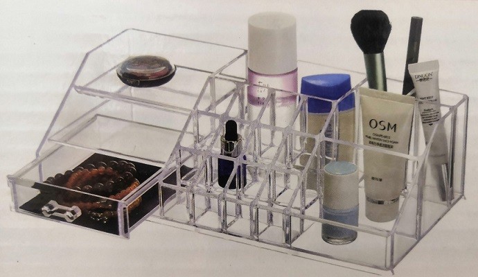 

Акриловый органайзер для косметики Multi-Functional Storage Box QFY-3133, прозрачный