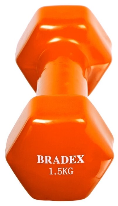 Гантель цельнолитая BRADEX SF 0534 1.5 кг от MELEON