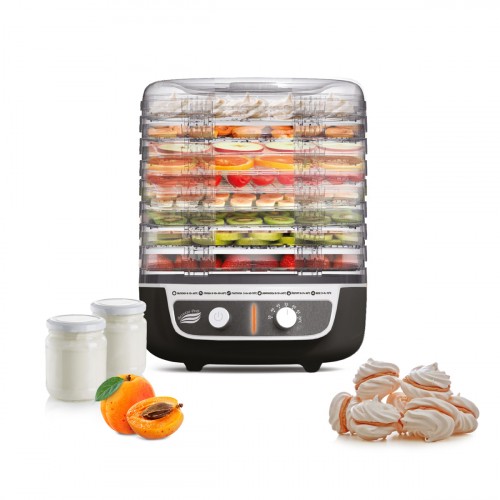 фото Сушилка для овощей и фруктов великие реки волга-9 черно-белая