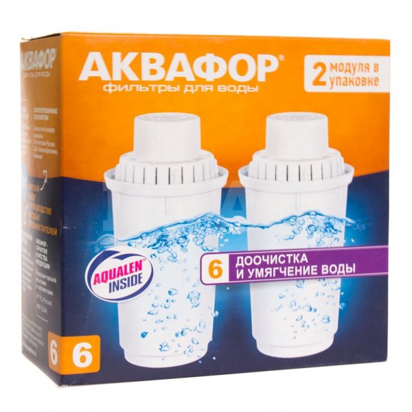 

Сменная кассета Аквафор В-100-6, набор 2 шт.