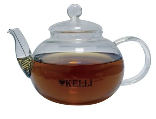 

Kelli Заварочный чайник KL-3078 1,2 л, прозрачный