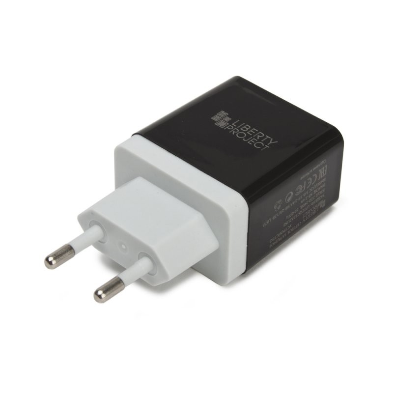 

СЗУ «LP» с двумя USB выходами QC 3.0 5В-2,4А/9В-2А/12В-1,67А «Brick Series» (черное/коробка)