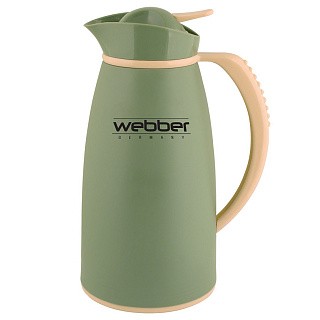 

Термос-кувшин WEBBER 31004/13S, 1,0 л ,серо-зеленый (12)