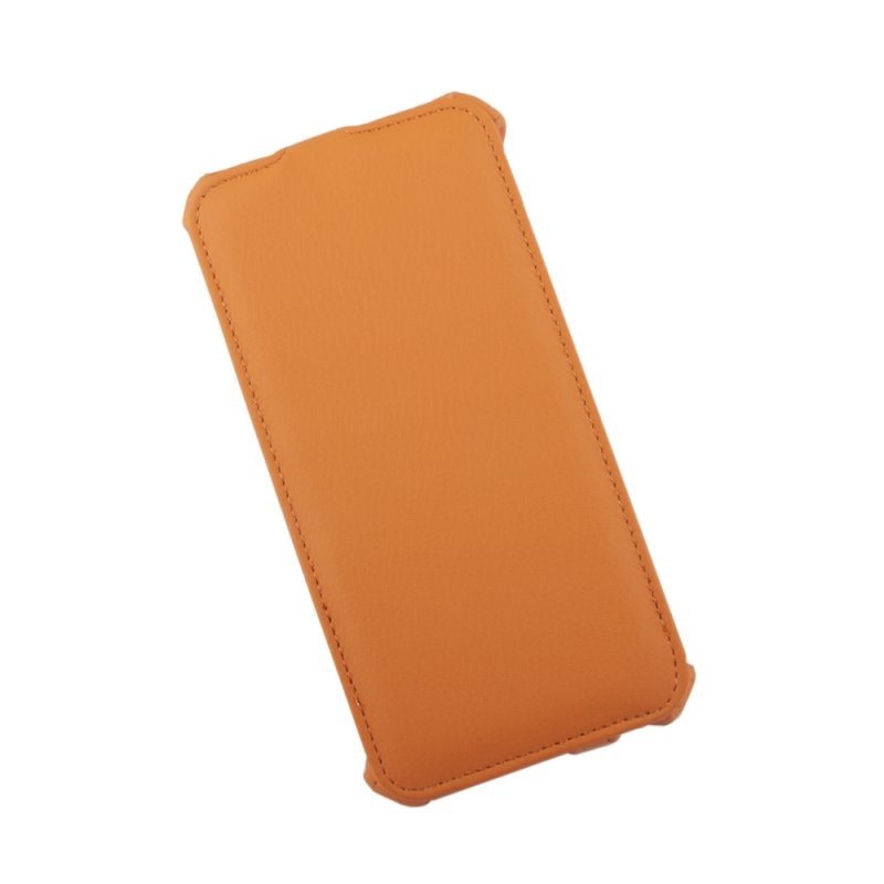 

Чехол для iPhone 6/6s Plus «LP» раскладной кожа (оранжевый) коробка