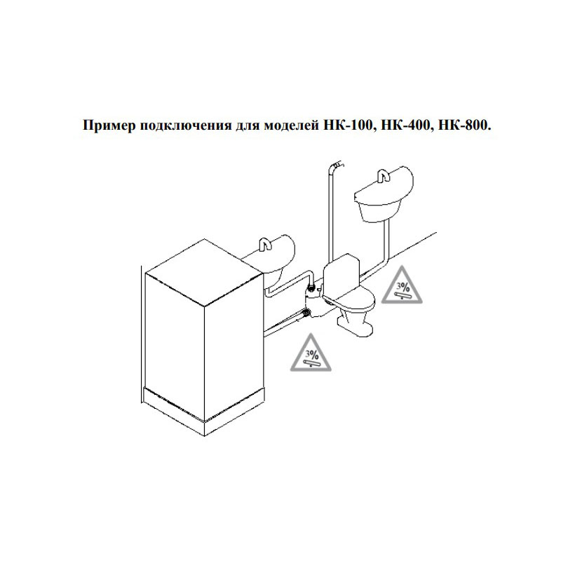 фото Канализационная насосная станция «vodotok» нк-800 (800вт, 10.8м3/ч, h-9м, t до 50°с)