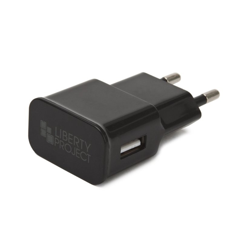 СЗУ «LP» с выходом USB 2,1A + кабель для Apple Lightning 8-pin «Classic Plus» (черное/коробка)