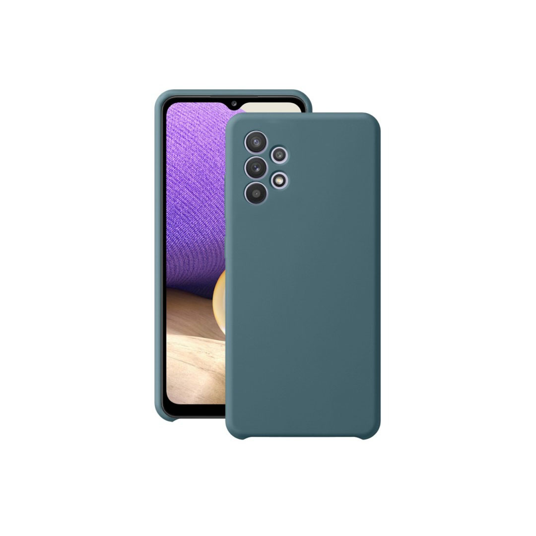 

Чехол Liquid Silicone для Samsung Galaxy A32, синий, картон, Deppa
