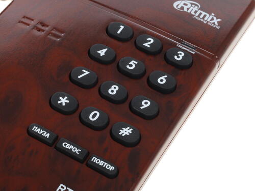 фото Телефон ritmix rt-320 coffee marble