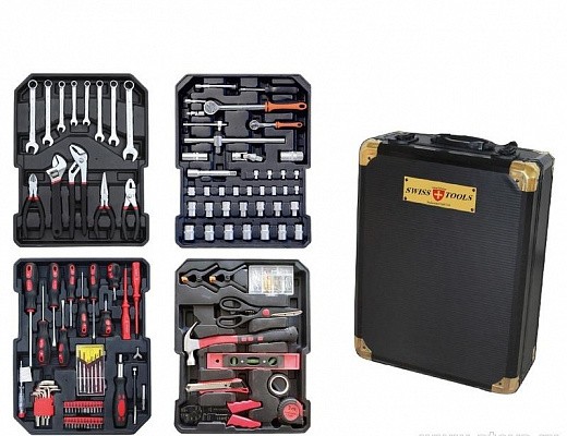 Купить Набор ручного инструмента Swiss Tools ST-1077, 247 предметов