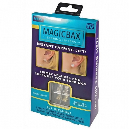 Купить Волшебные заглушки для серёжек Magicbax, 2 пары