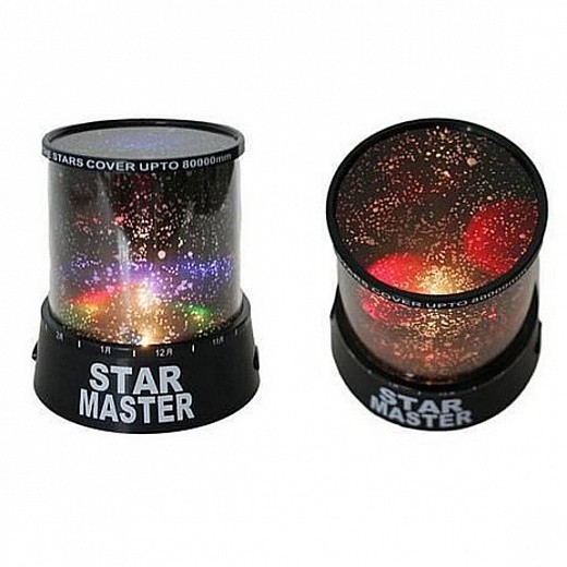 Купить Ночник-проектор звездного неба Star Master с адаптером