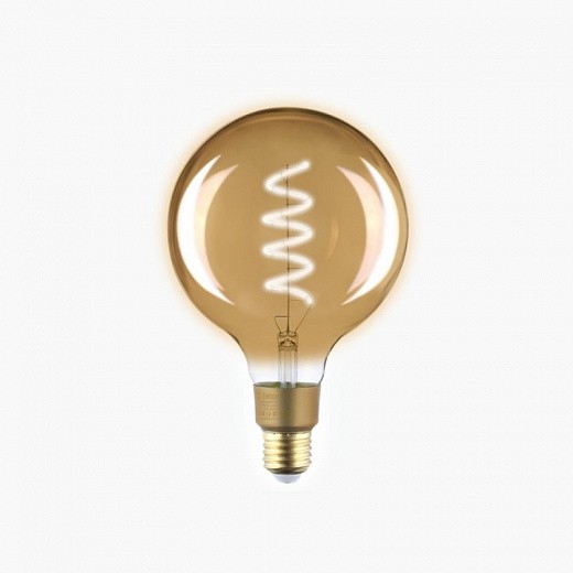 Купить Умная лампа Zetton LED Smart Wi-Fi Bulb G95SP E27 4Вт 2700К Loft ZTSHLBLWWE272RU (коробка)