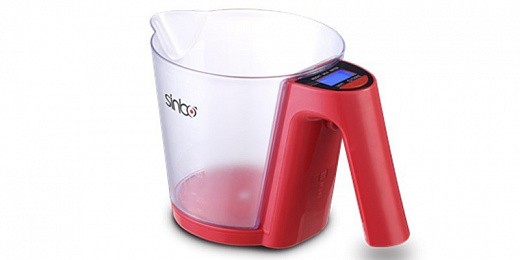 Купить Весы кухонные электронные Sinbo SKS-4516 красный