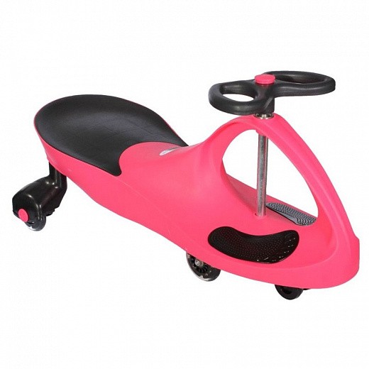 Купить Машинка детская с полиуретановыми колесами розовая - Бибикар