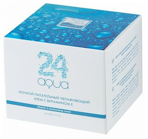 Купить Beauty Style Aqua 24 Vitamin E Moisturising Cream Ночной ...