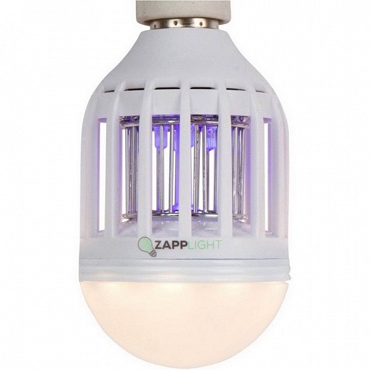 Купить Cветодиодная лампочка ловушка, от комаров и насекомых Zapp Light