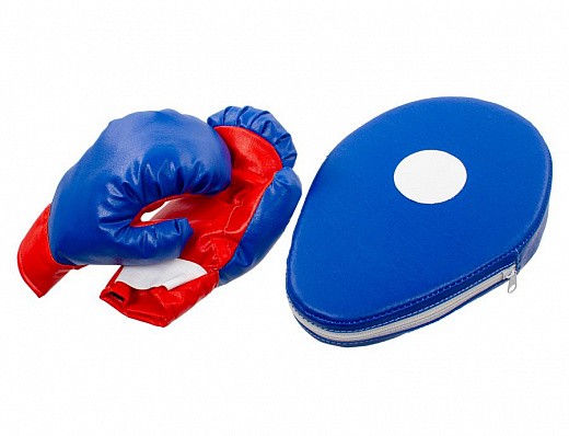 Купить Набор для бокса - Двойной удар (лапа, перчатки)