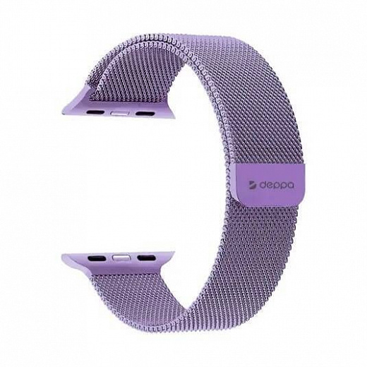 Купить Ремешок Band Mesh для Apple Watch 42/44 mm, нержавеющая сталь, Deppa