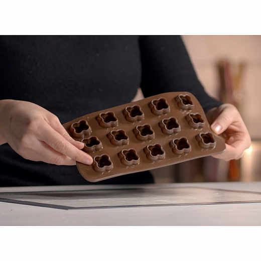 Купить Форма силиконовая для приготовления конфет Choco Game, 11х24 см