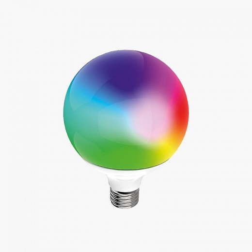 Купить Умная лампа Zetton LED RGBCW Smart Wi-Fi Bulb G120 E27 18Вт ZTSHLBRGBCWE273RU (коробка)