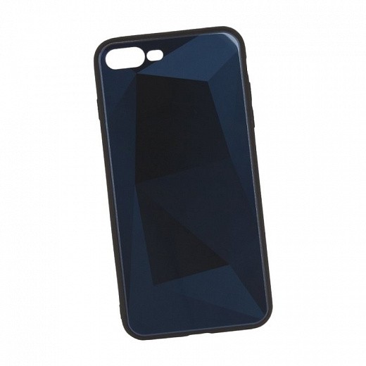 Купить Защитная крышка «LP» для iPhone 7 Plus/8 Plus «Diamond Glass Case» (синий бриллиант/коробка)