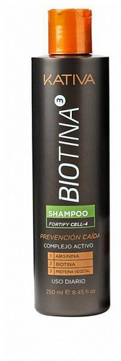 Купить Kativa шампунь Biotina против выпадения волос, 250 мл