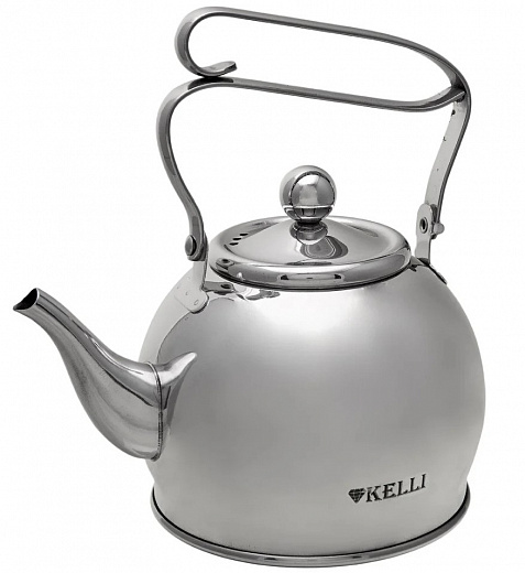Купить KL-4326 Чайник 1л заварочный металлический на газ Kelli
