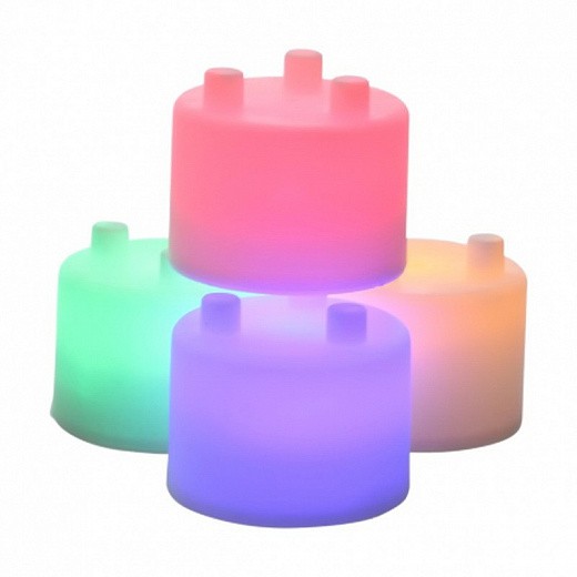 Купить Лампа-ночник из цветных блоков - Семицветик