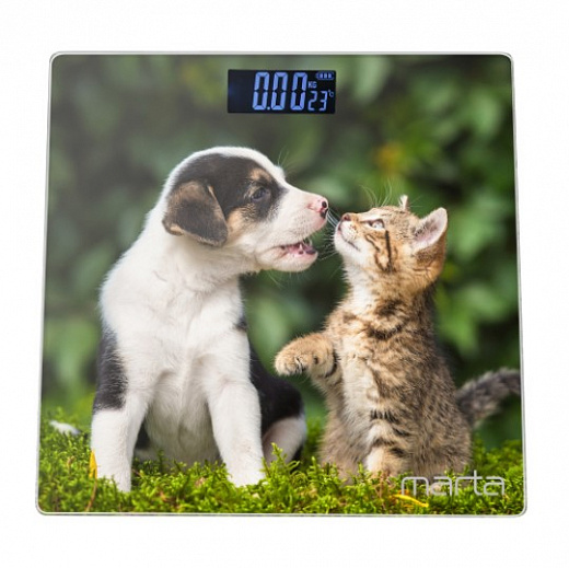 Купить Весы электронные MARTA MT-1608 котенок и щенок