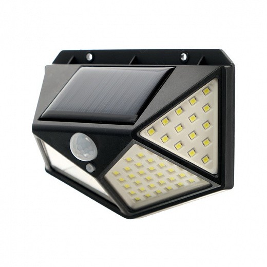 Купить Светильник уличный с датчиком движения, солнечная батарея, 270 градусов, 19 Вт,100 LED,6500К