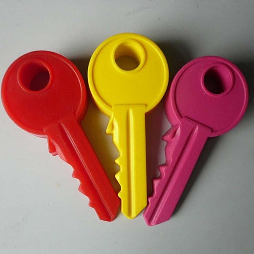 Купить Силиконовый стоппер для двери - Ключ, 2 шт, цвет микс