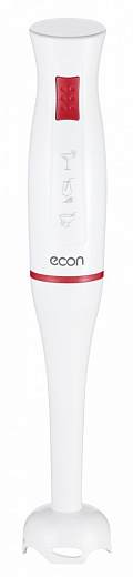 Купить Погружной блендер ECON ECO-101HB, белый/красный