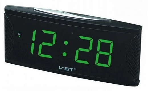 Купить Электронные часы VST 719-4 (Черно-Зеленый)