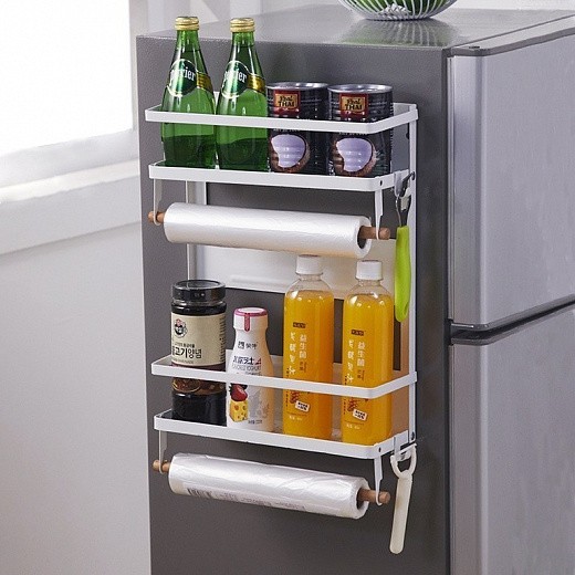 Купить Кухонная стойка-органайзер магнитный на холодильник Storage Rack