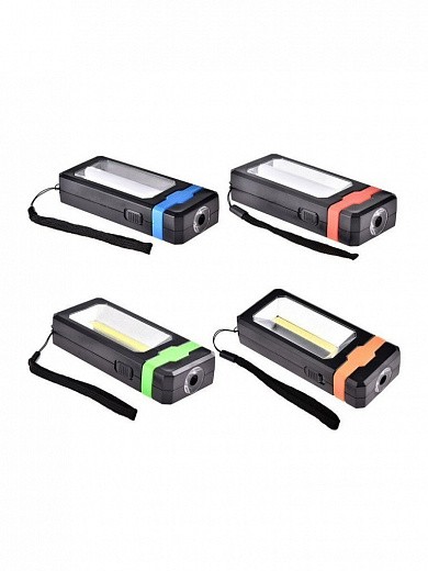 Купить Светодиодный фонарь с солнечной батареей и USB питанием, цвет микс