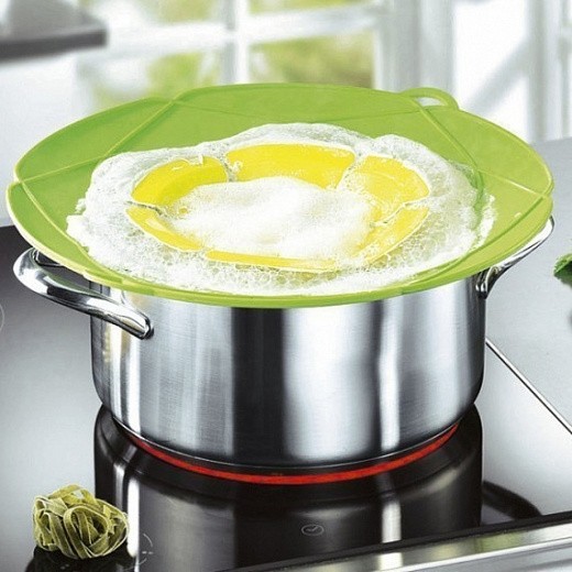 Купить Крышка силиконовая «Невыкипайка» - 22 см | Мелеон