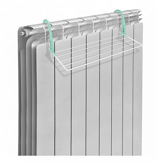 Купить Сушилка д/белья на батарею СБ5-45П/Б (БЕЛАЯ)  45х23