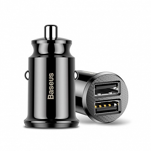 Купить Автомобильная зарядка Baseus Car Charger Mini, чёрный | Мелеон