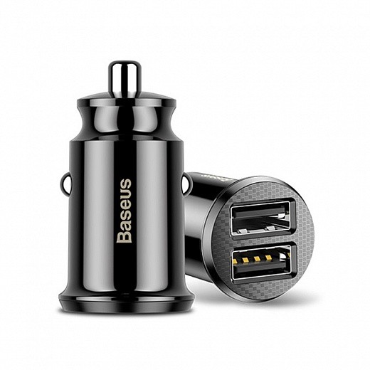 Купить Автомобильная зарядка Baseus Car Charger Mini, чёрный